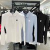 Knit Long Sleeve Golf Polo