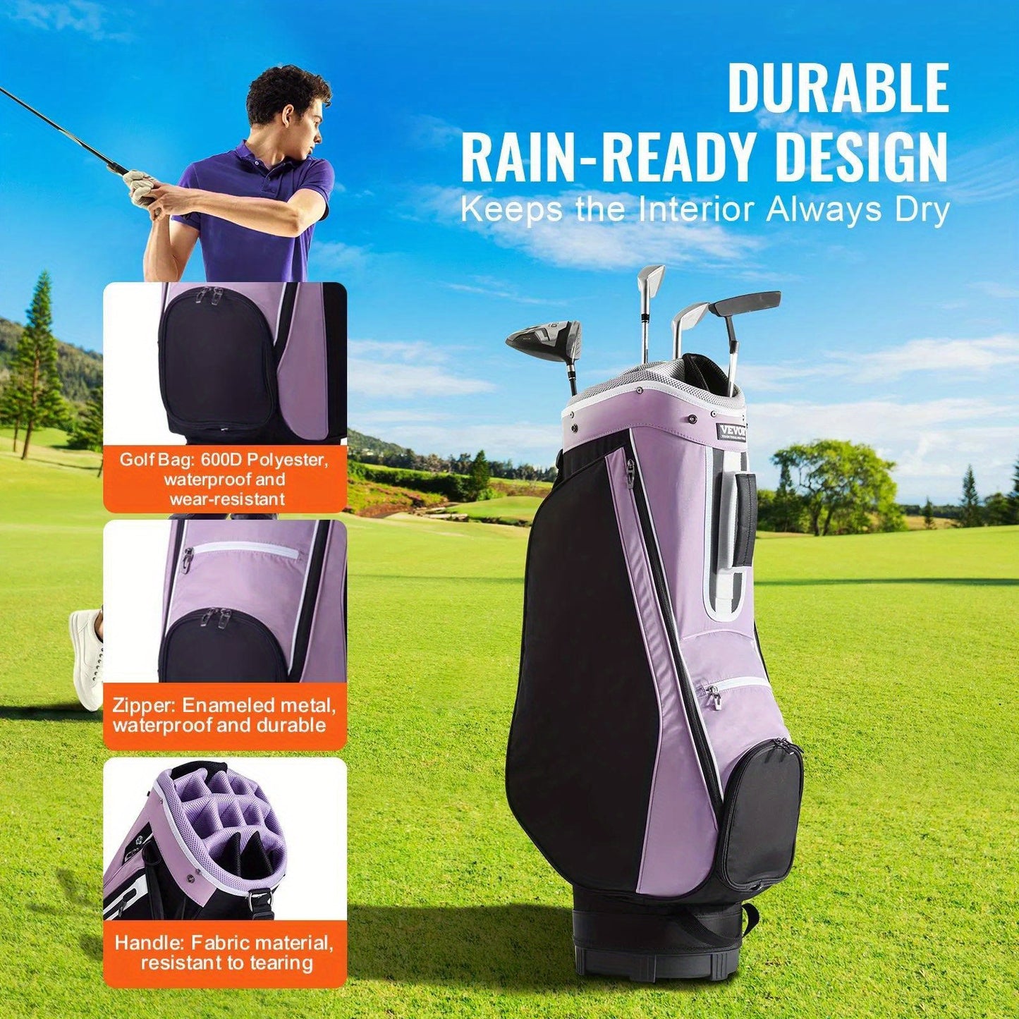 Wheeled Golf Travel Cover