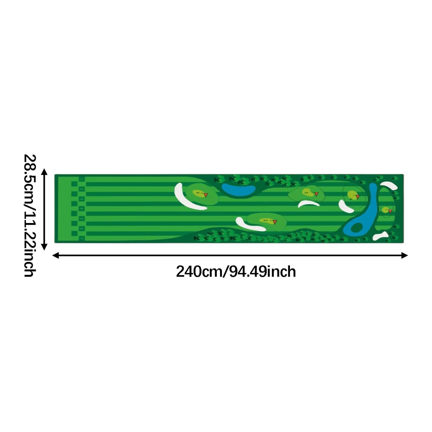Foldable Putting Practice Mat