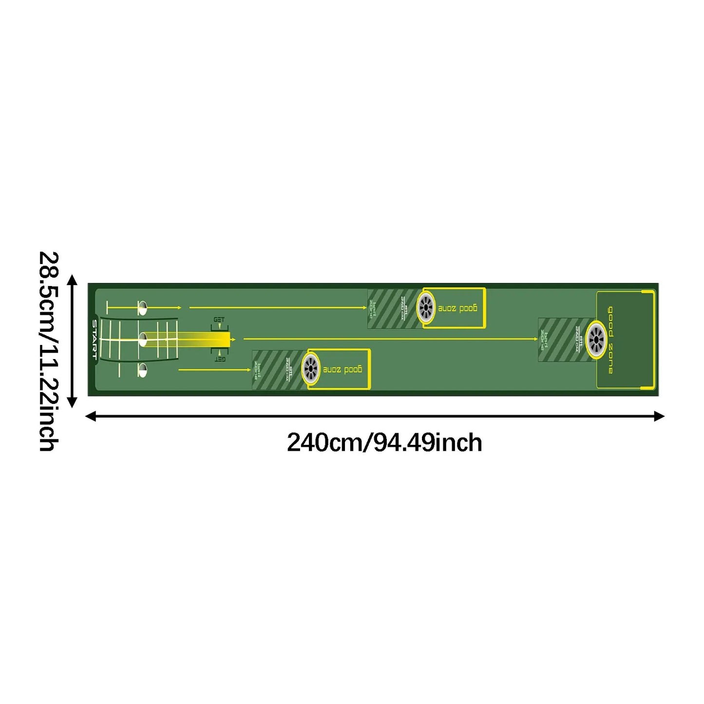 Foldable Putting Practice Mat