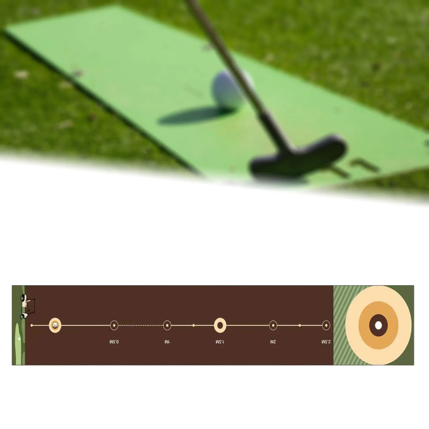 Foldable Putting Practice Mat