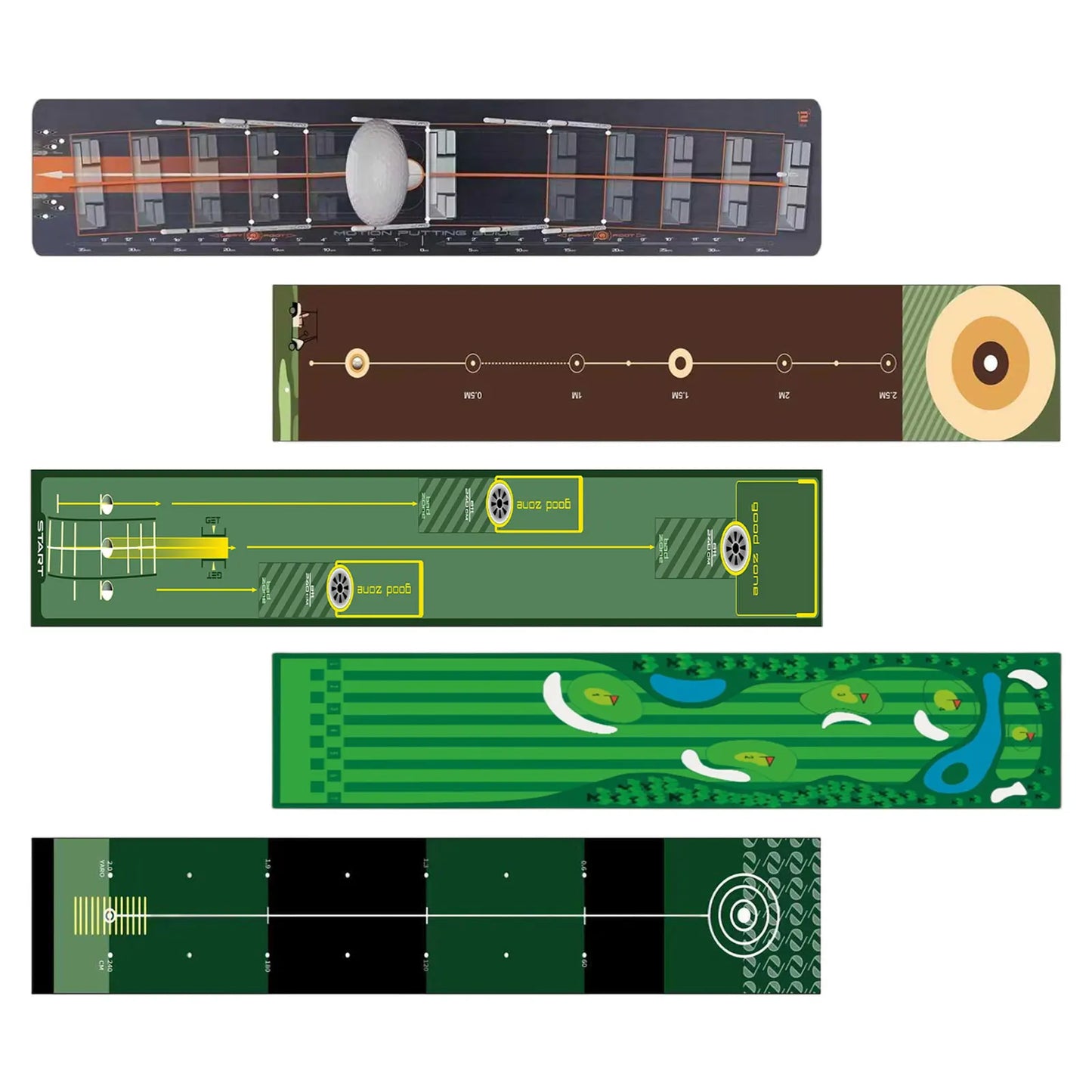 Foldable Putting Practice Mat