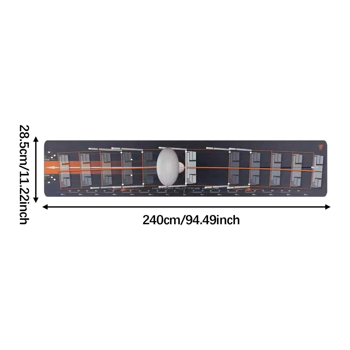 Foldable Putting Practice Mat