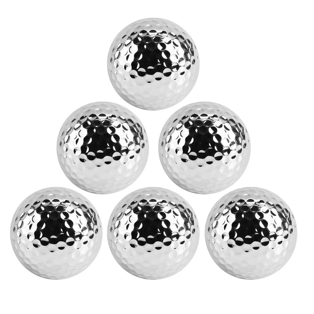 Gold Practice Golf Balls