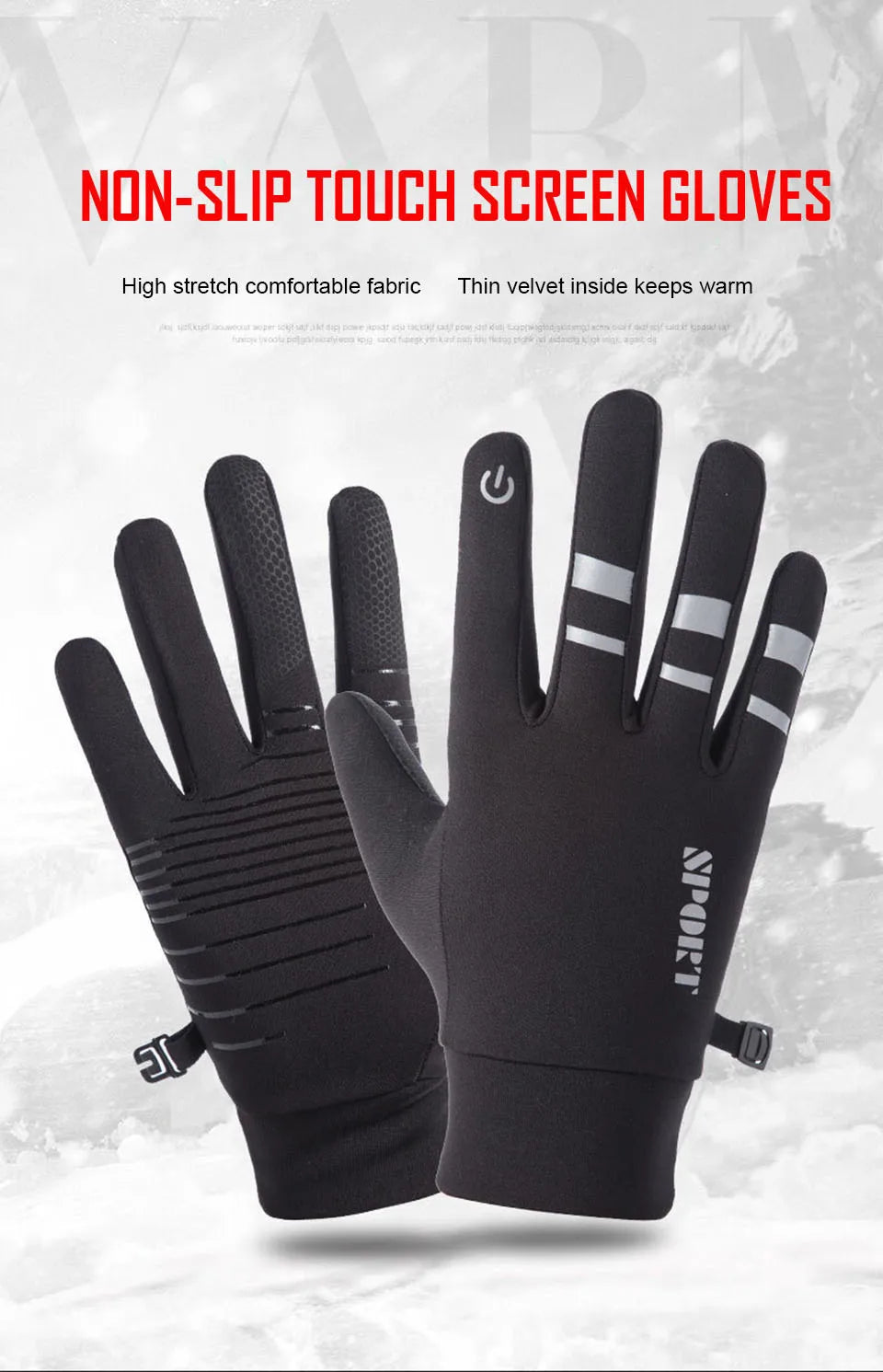 PU Leather Golf Glove