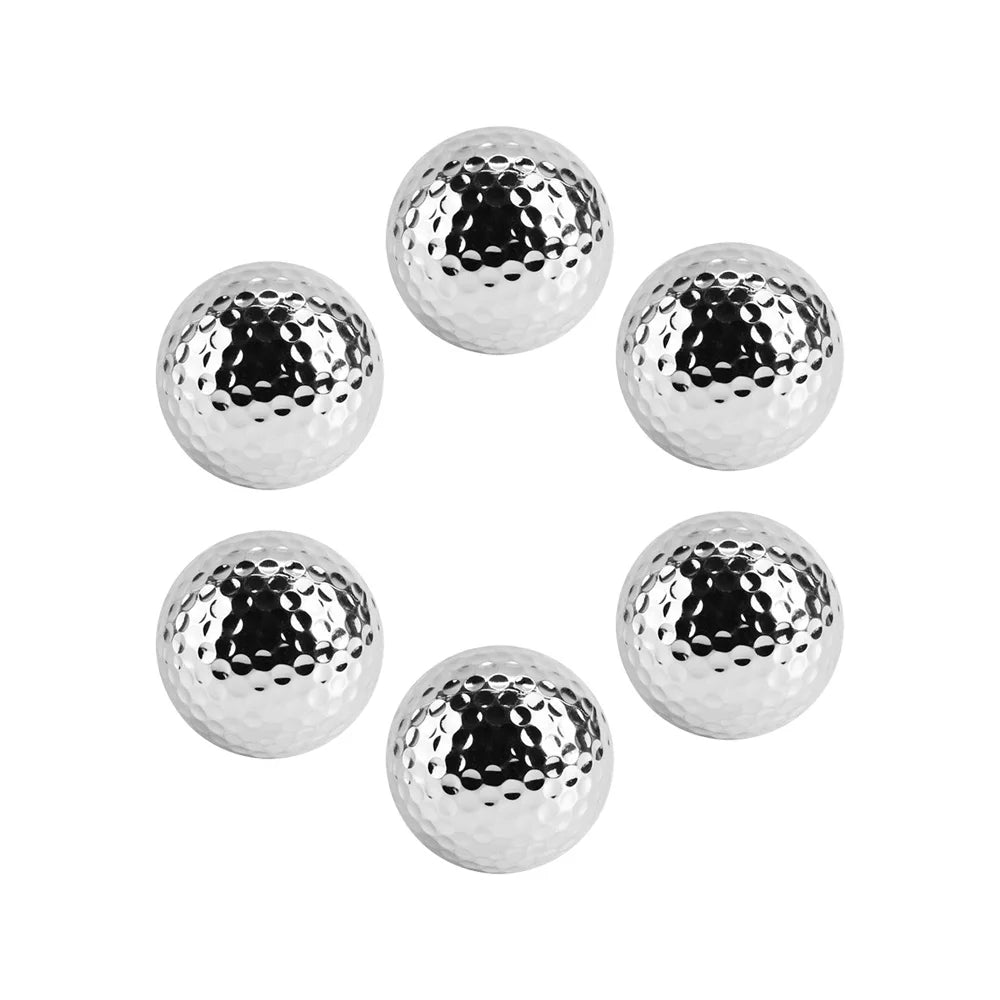 Gold Practice Golf Balls