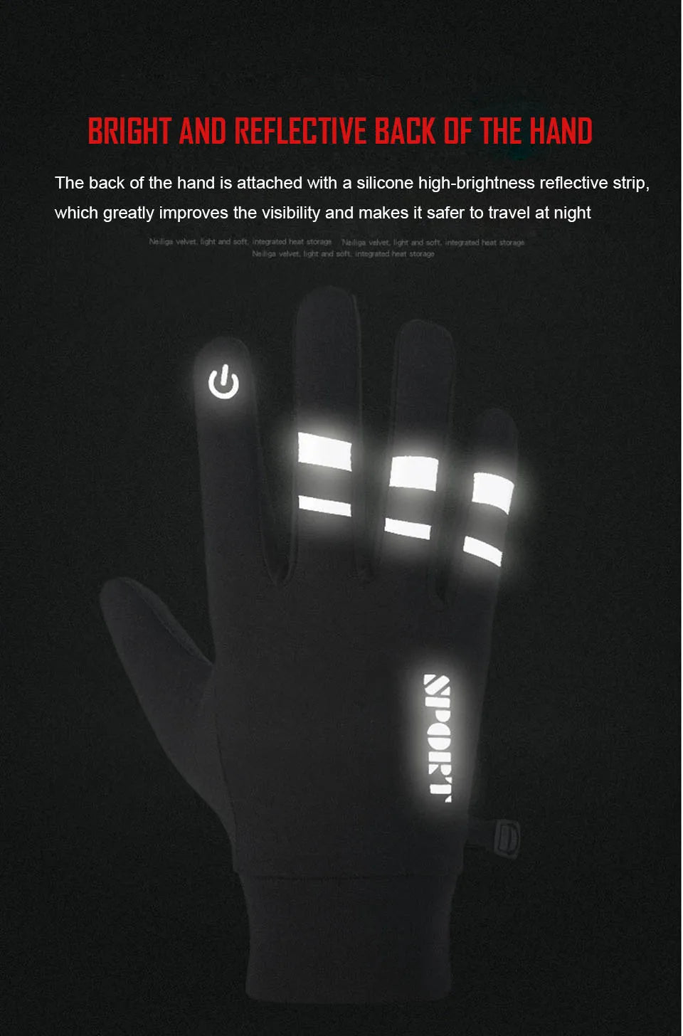 PU Leather Golf Glove