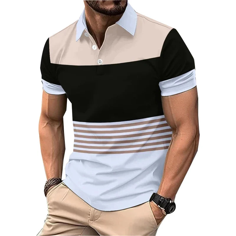 Men Long Sleeve Golf Polo