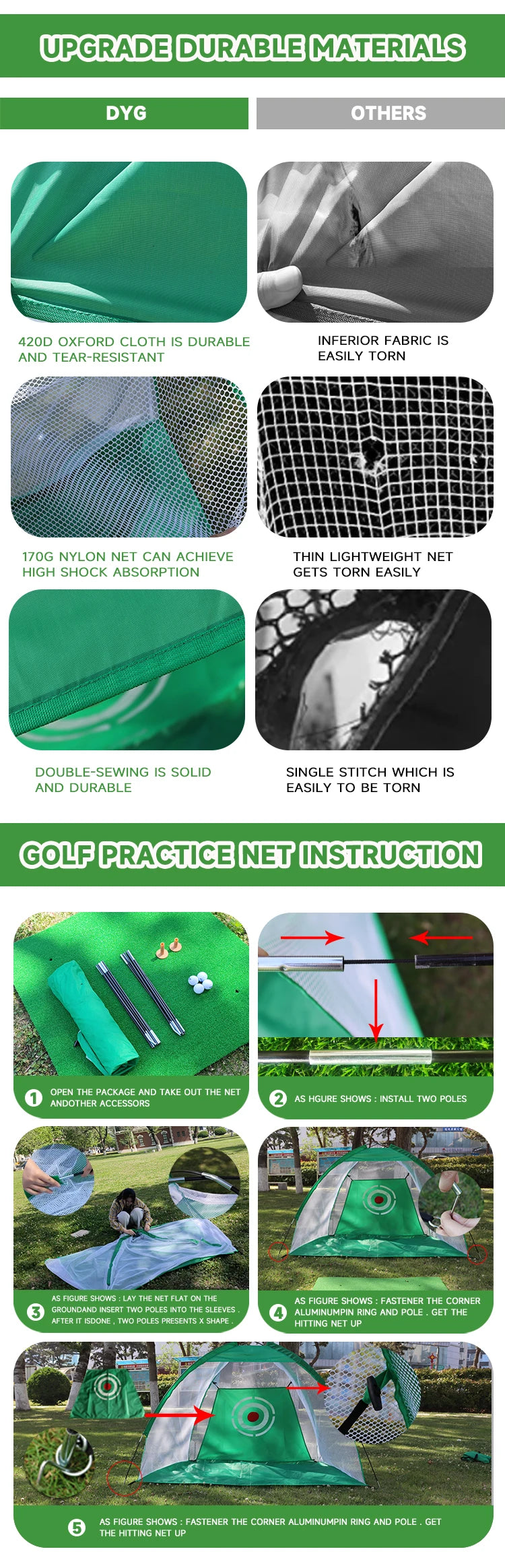 Swing Practice Net Mat