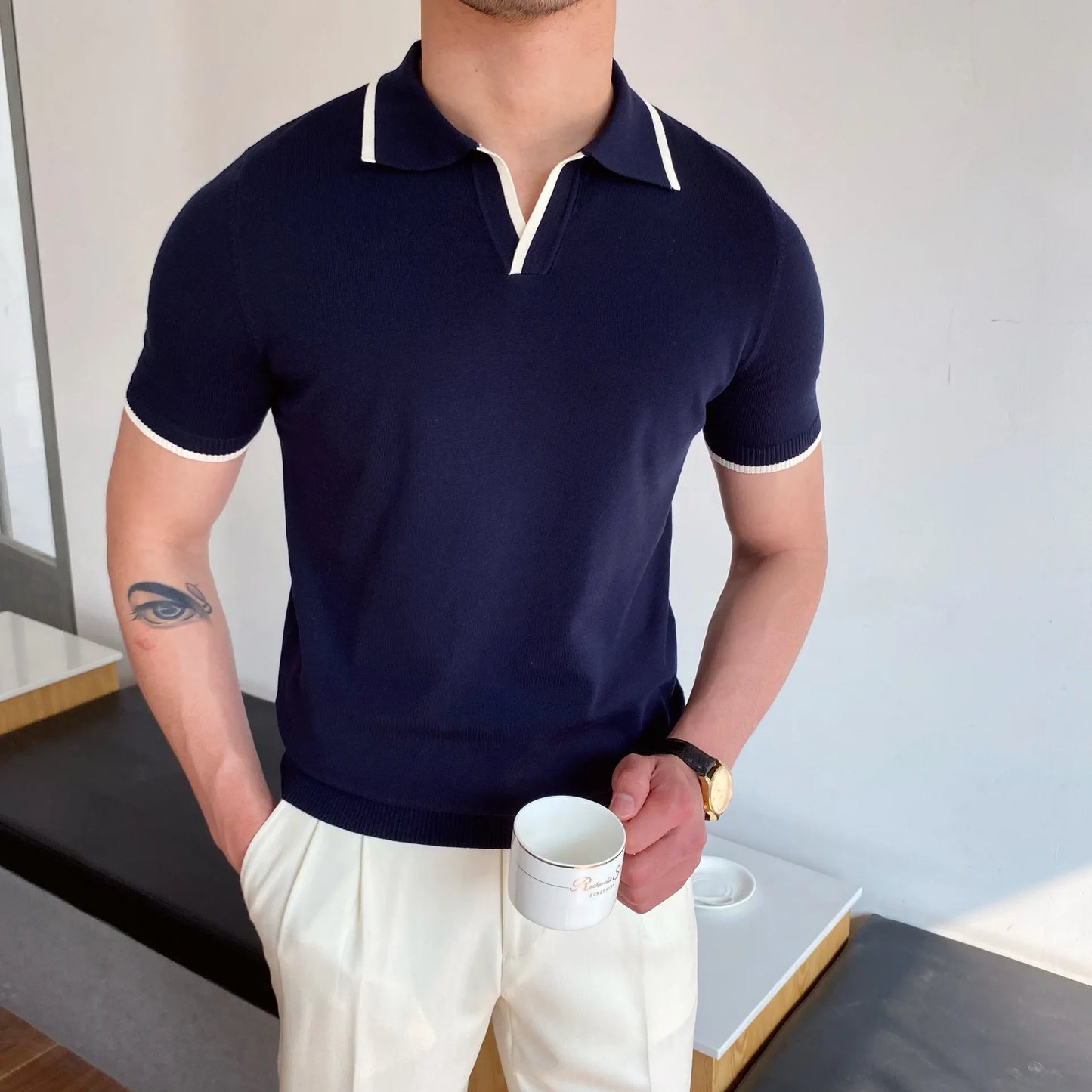 Men Summer Golf Polo