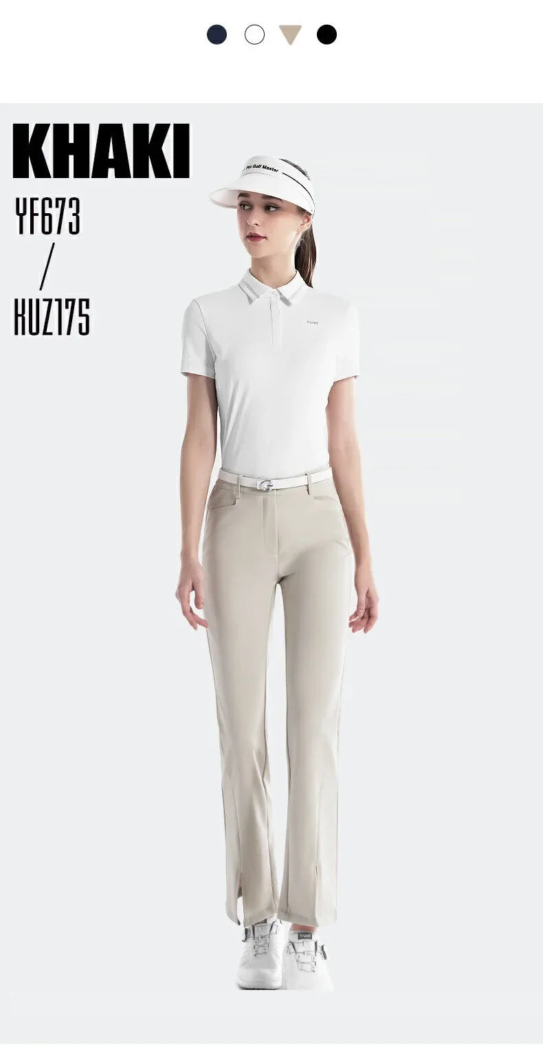 Women Flared Golf Pants