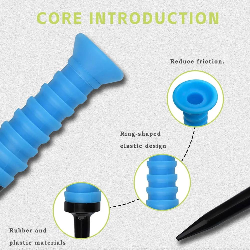 Low-Friction Golf Tees