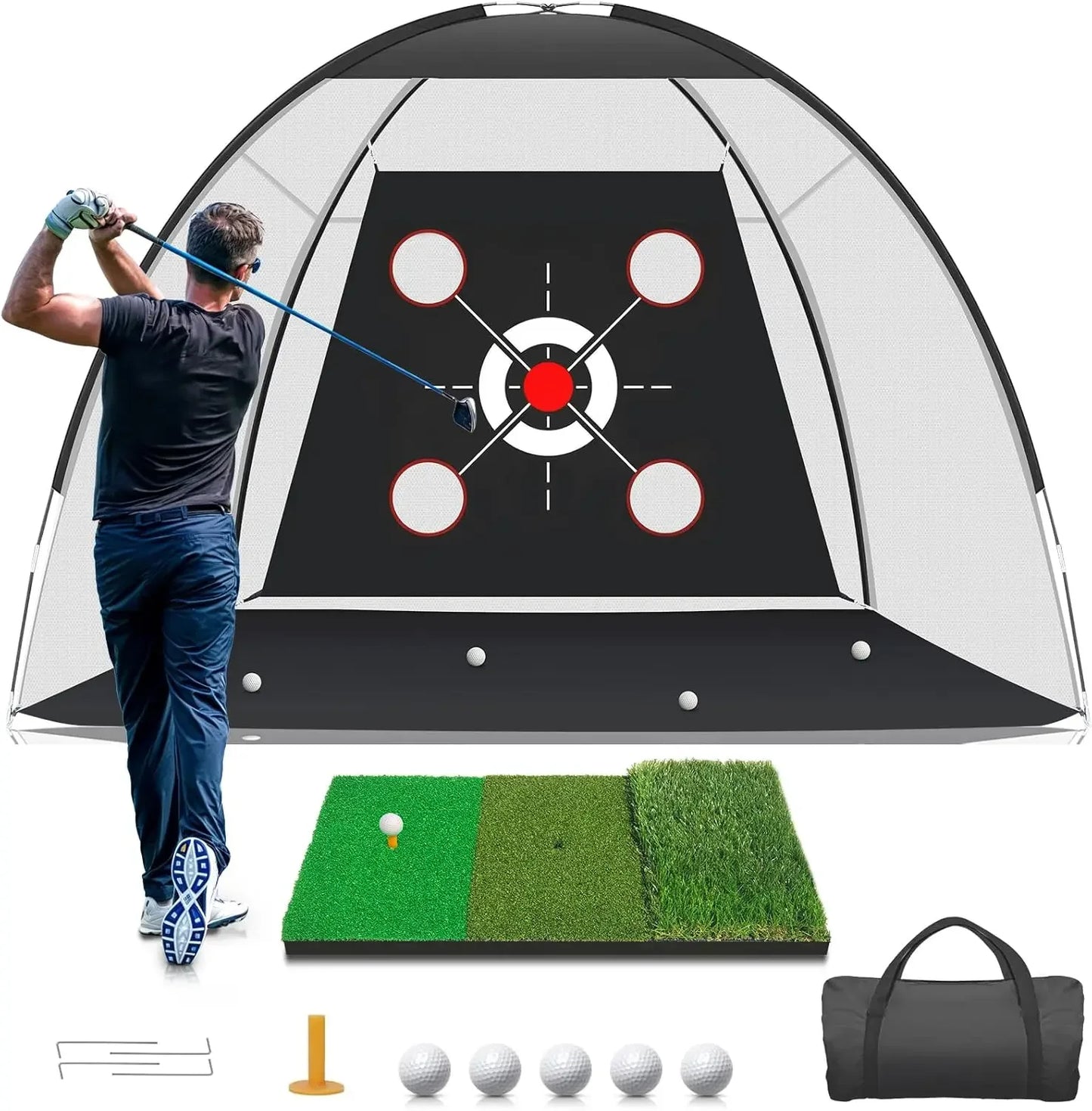 Portable Net With Mat