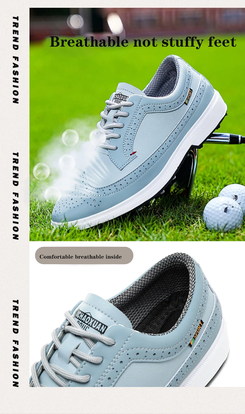 Spiked Waterproof Golf Shoes