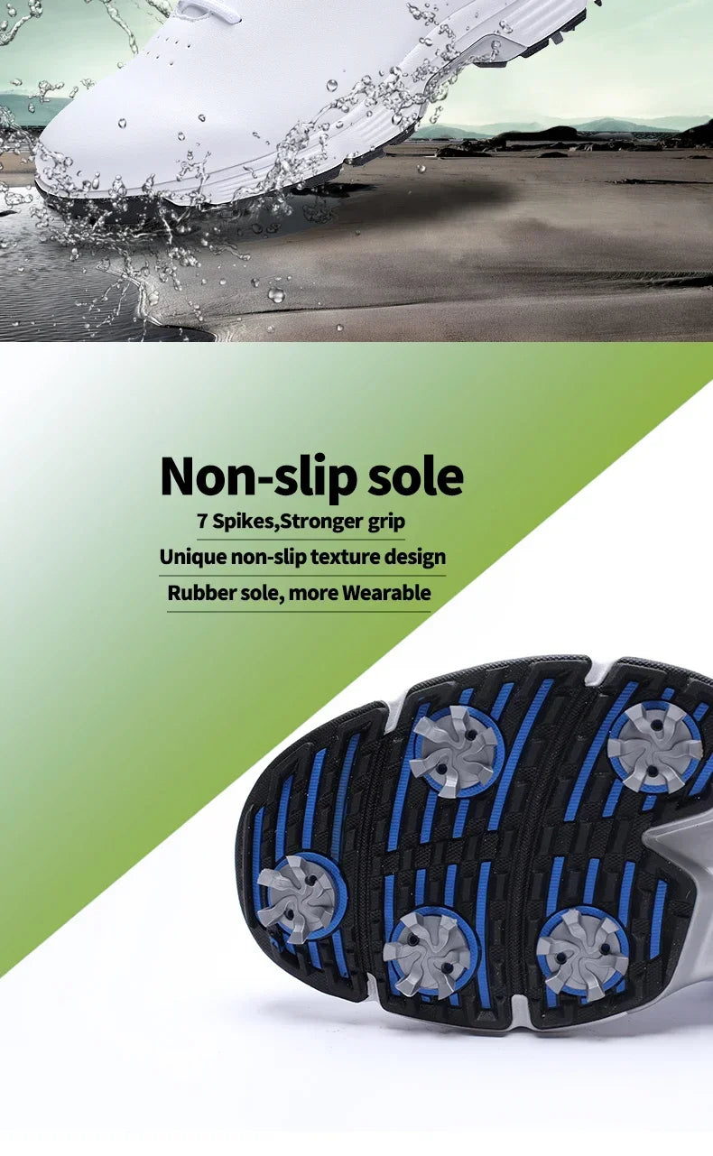 Rotary Button Golf Shoes