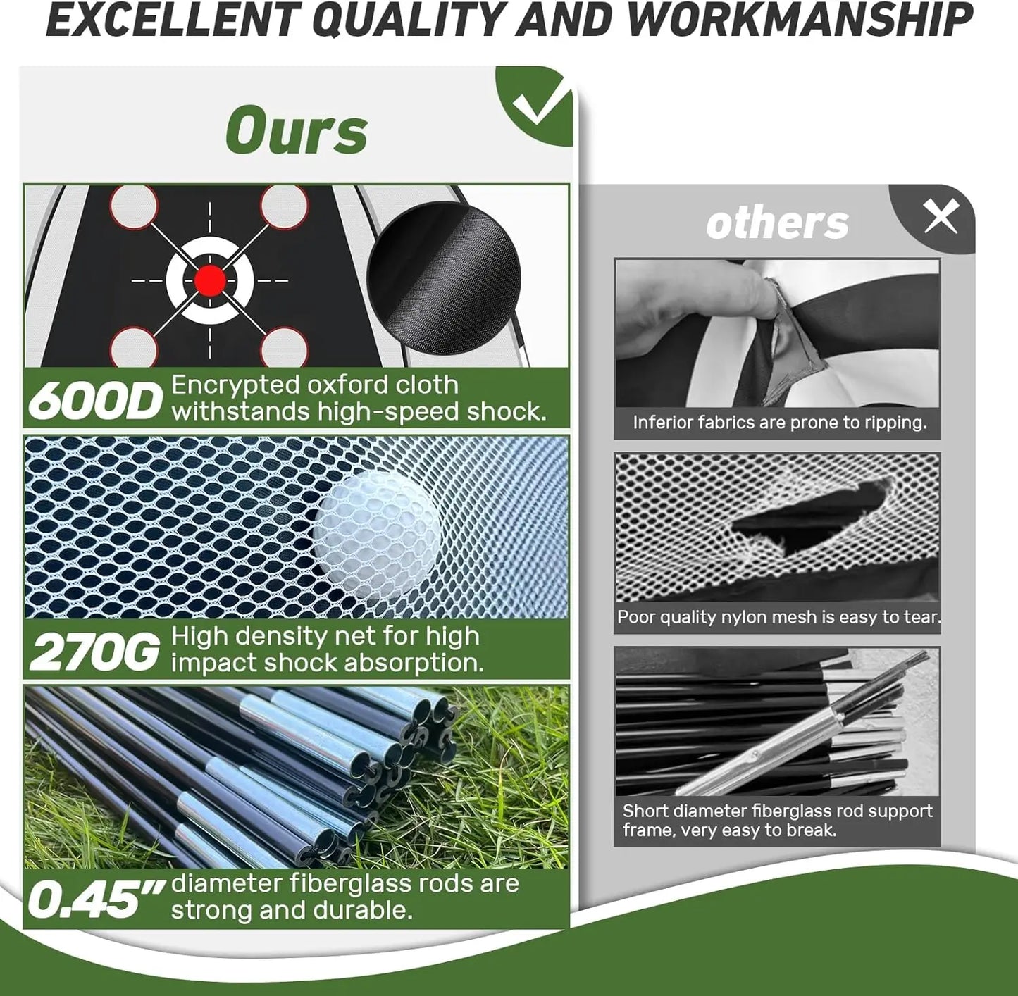 Portable Net With Mat