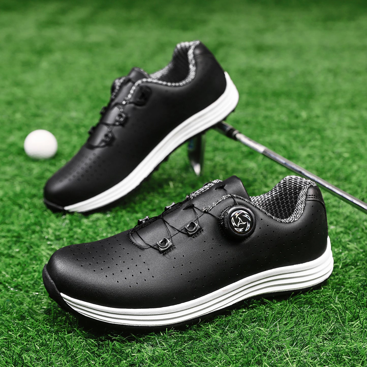 Leather Waterproof Golf Shoes
