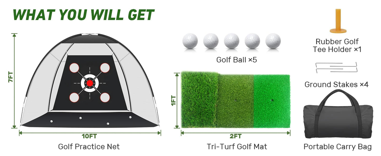 Portable Net With Mat