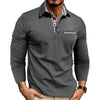 Long Sleeve Embroidered Polo