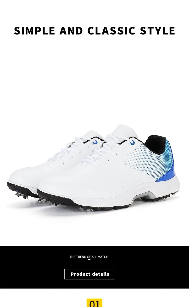 Rotary Button Golf Shoes
