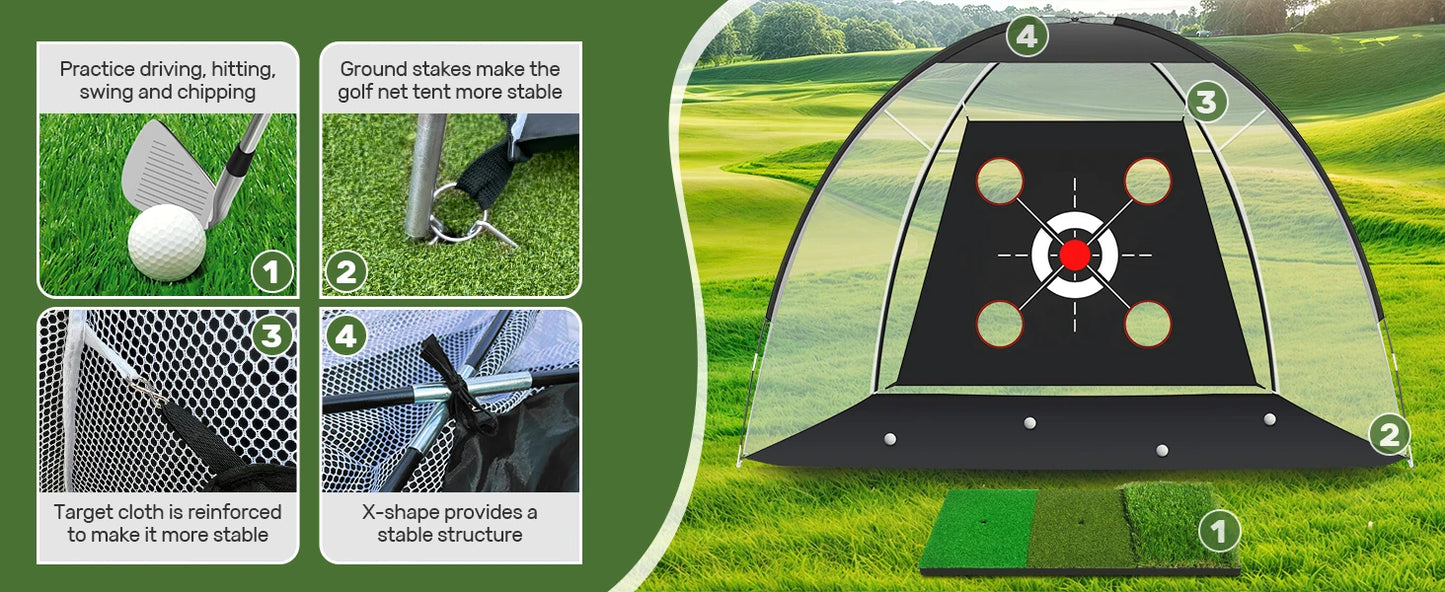 Portable Net With Mat