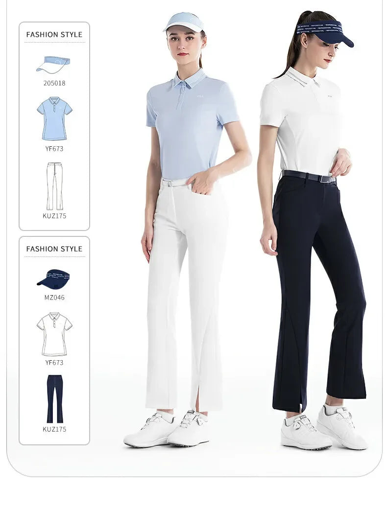 Women Flared Golf Pants