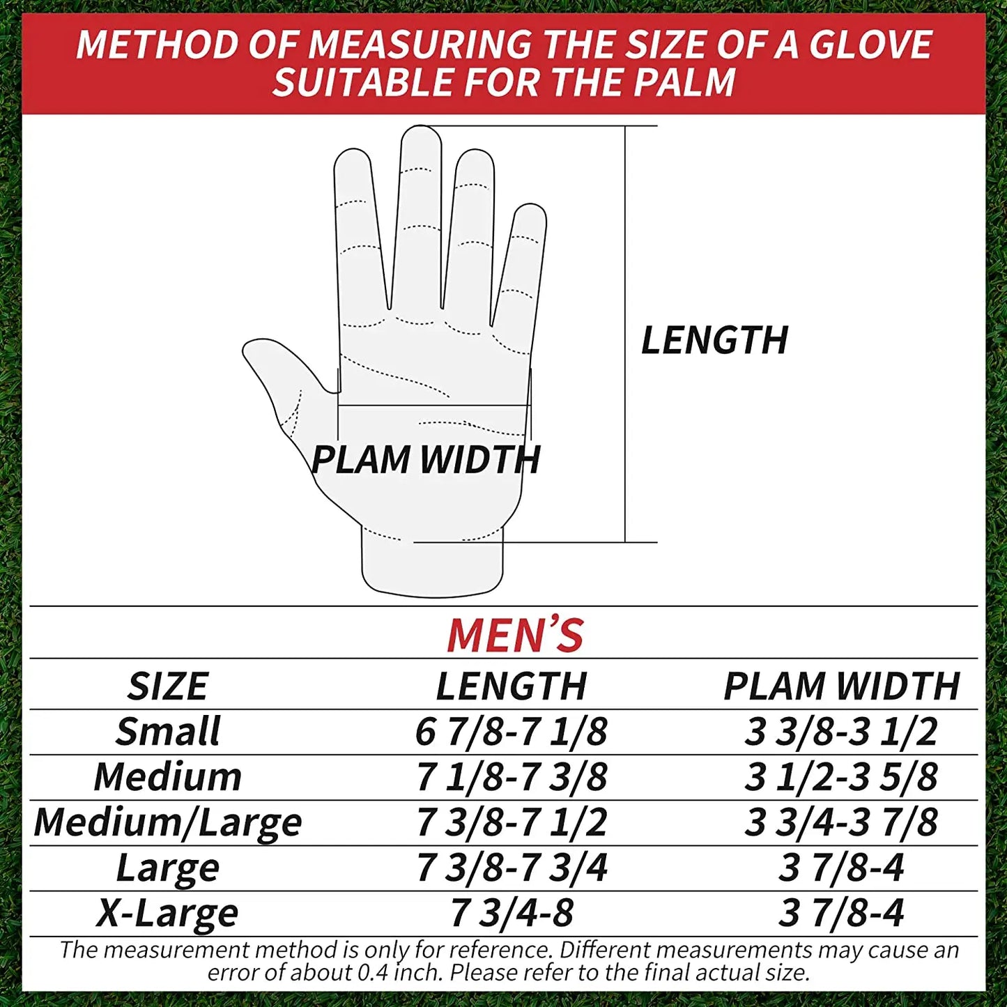 Sheepskin Leather Golf Glove
