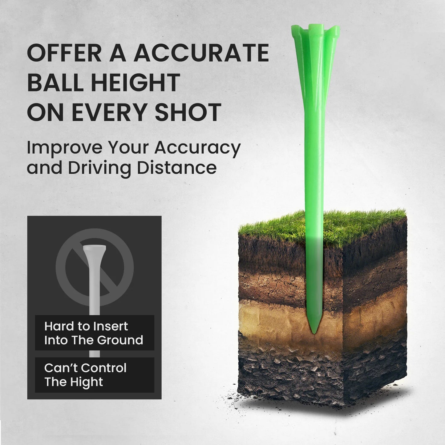 Wooden Golf Tees Set