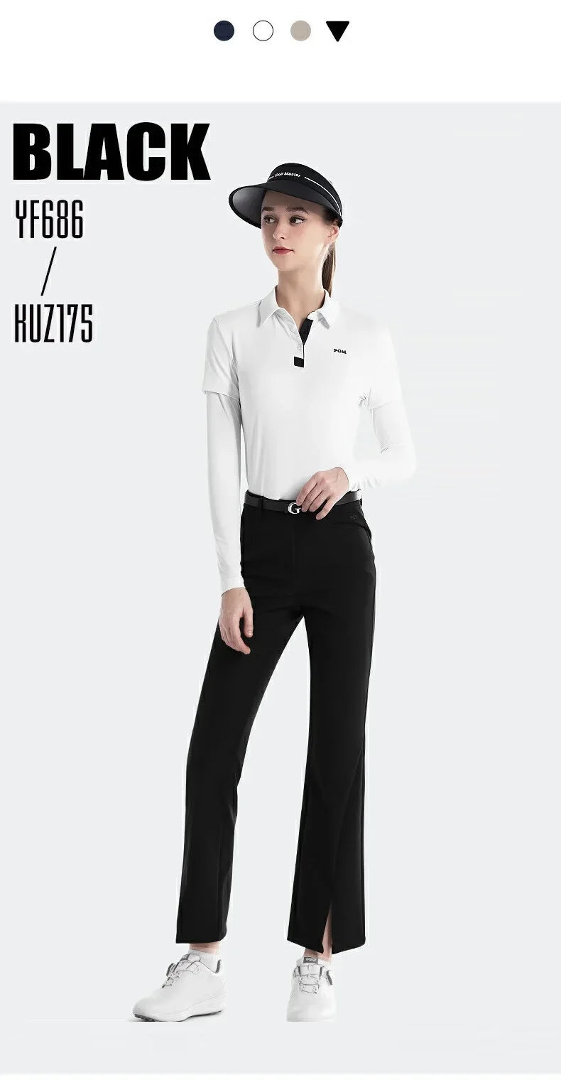 Women Flared Golf Pants