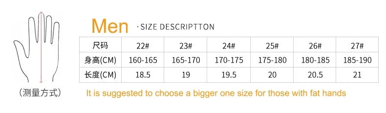 Women Full Finger Golf Gloves