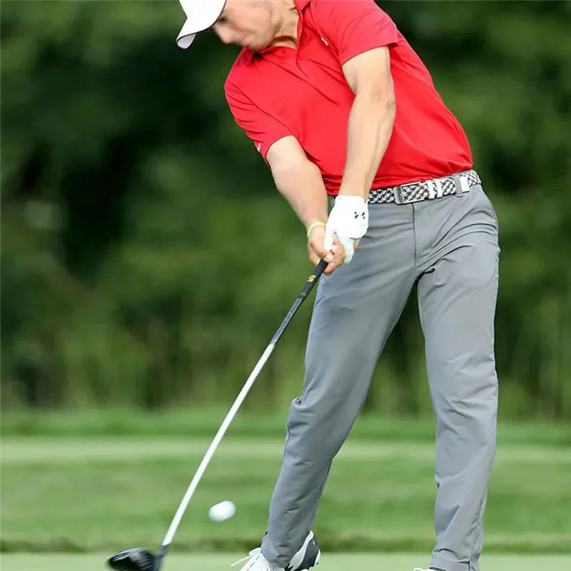 Plaid Stretch Golf Pants