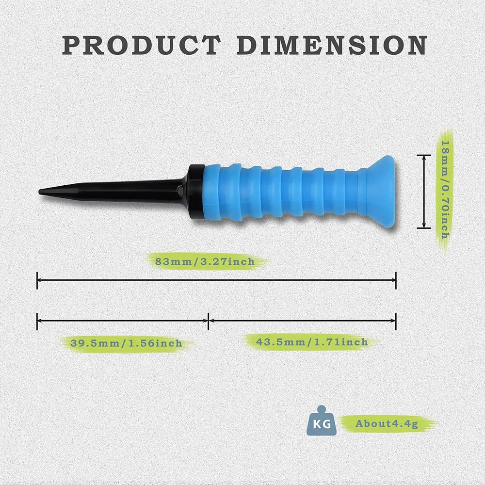 Low-Friction Golf Tees