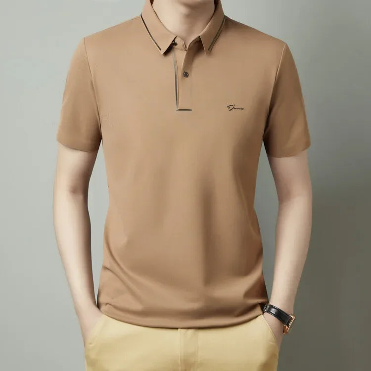 Logo Print Golf Polo
