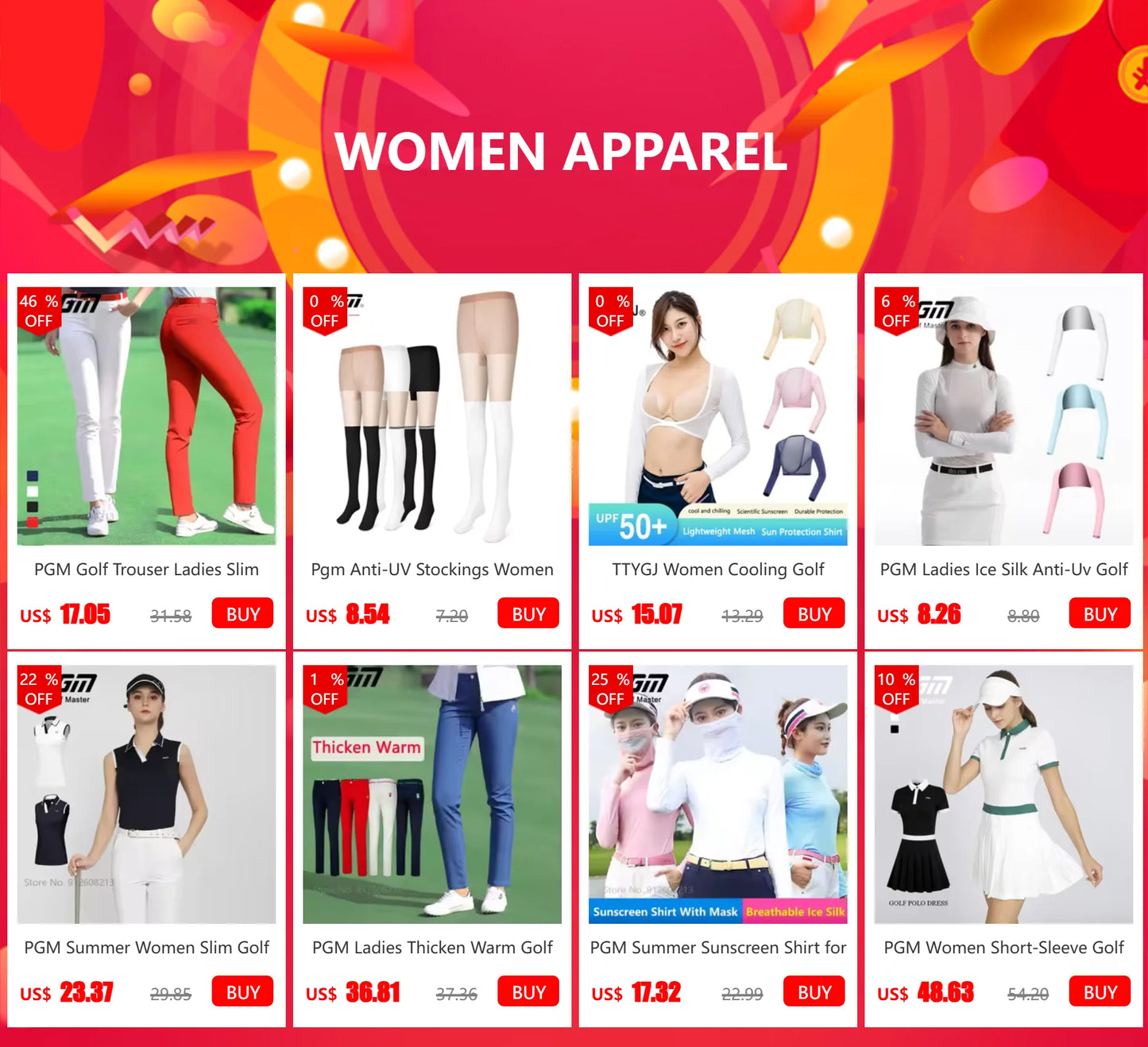High Elastic Golf Pants