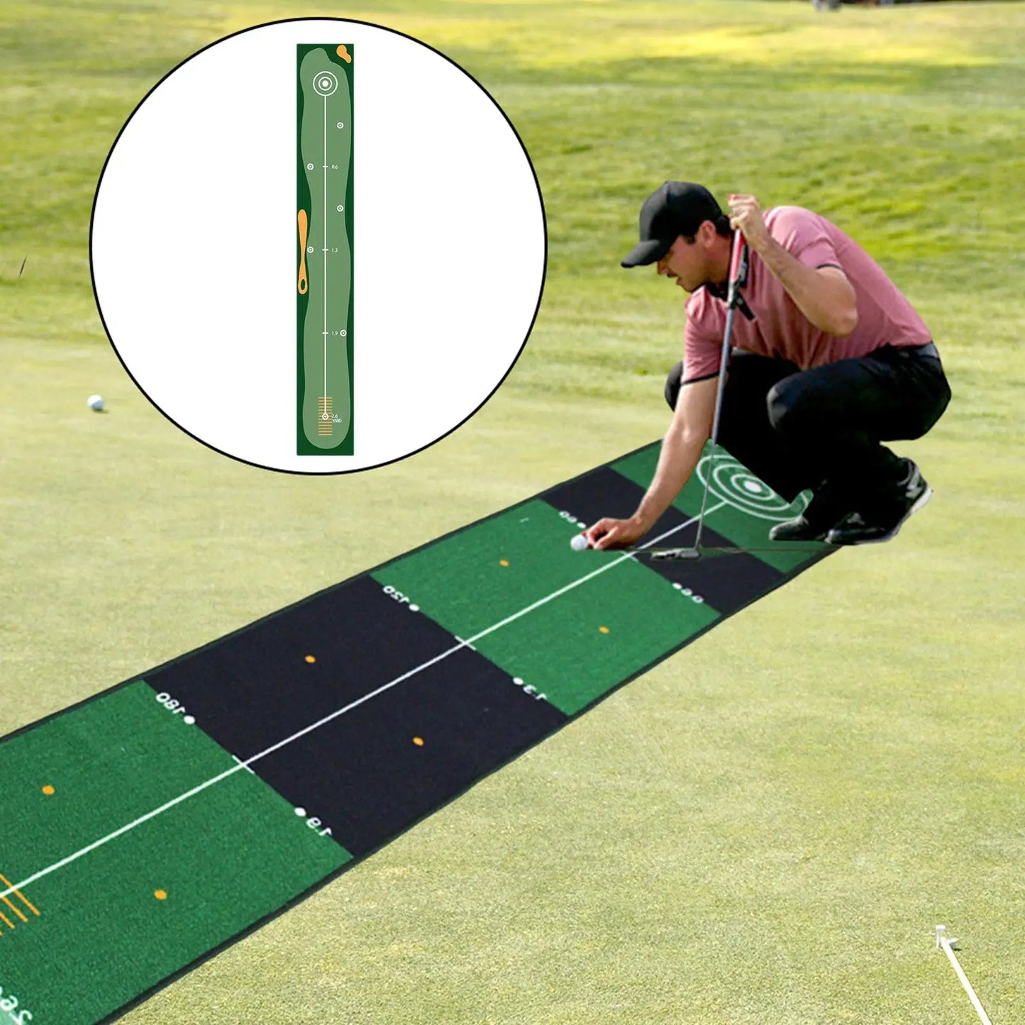 Foldable Putting Practice Mat