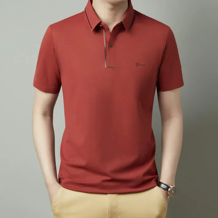 Logo Print Golf Polo