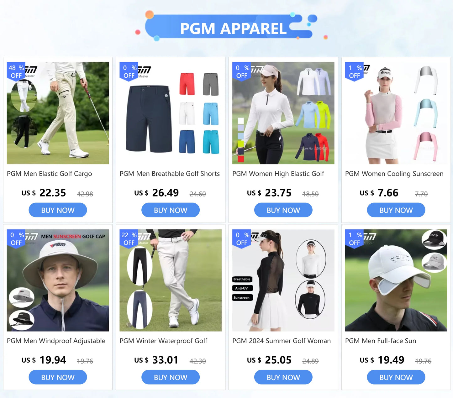 Four-Way Stretch Golf Pants